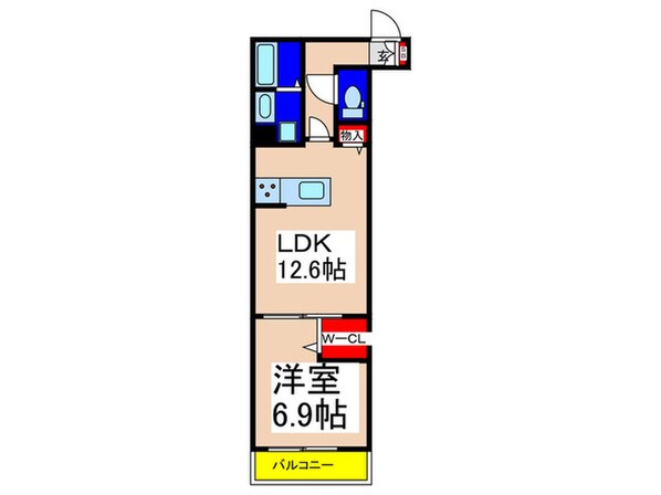 グラナーデ高野台の物件間取画像